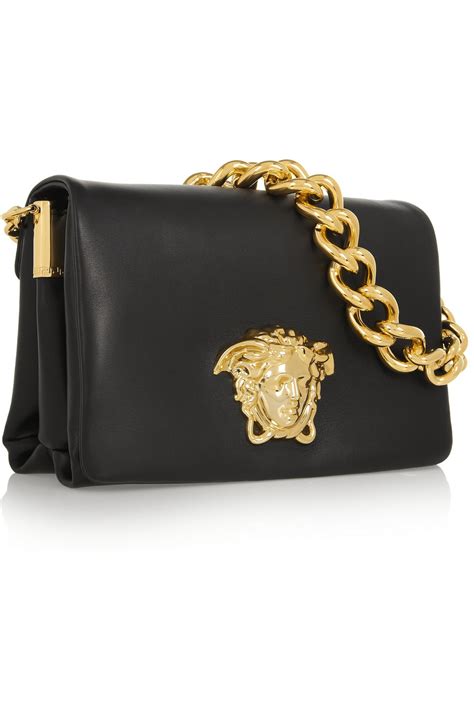 versace handbag black|Versace shoulder bag sale.